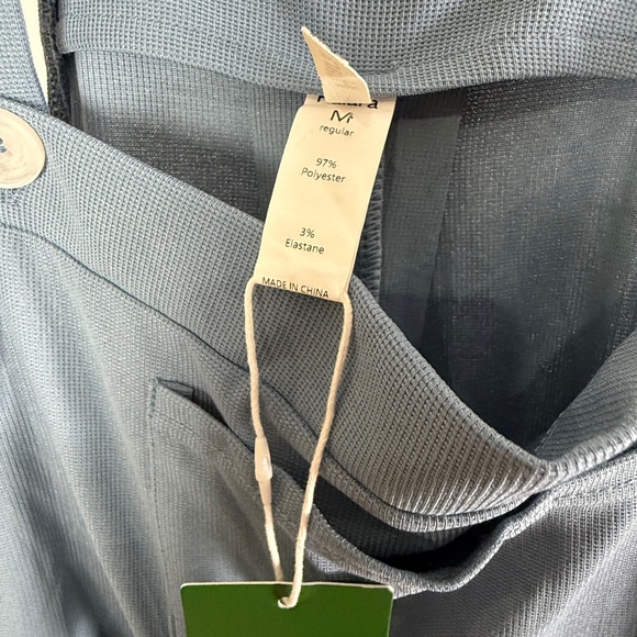 Halara Women's Wide Leg Adjustable Strap Waffle Casual Overalls Blue Size M NWT - Picture 4 of 7